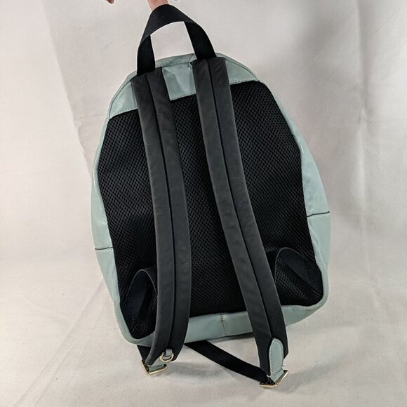 Coach Sunglasses Backpack Charlie Blue Pink Leather No. B1921-F75885 Print Bag - Picture 3 of 16